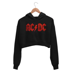 AC/DC Crop Hoodie - Rock