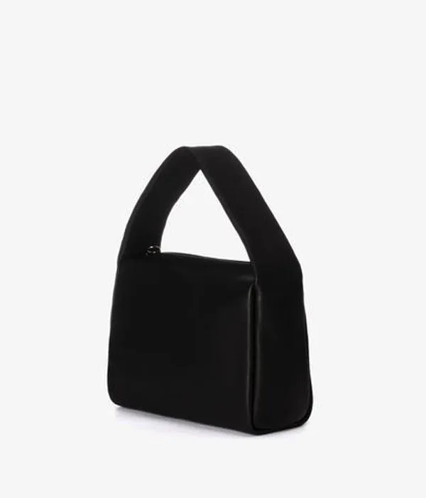Aeta/DEER LEATHER ONE SHOULDER SQUARE(BLACK)