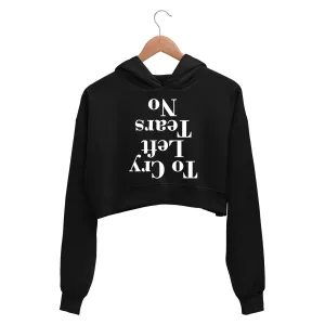 Ariana Grande Crop Hoodie - No Tears Left To Cry