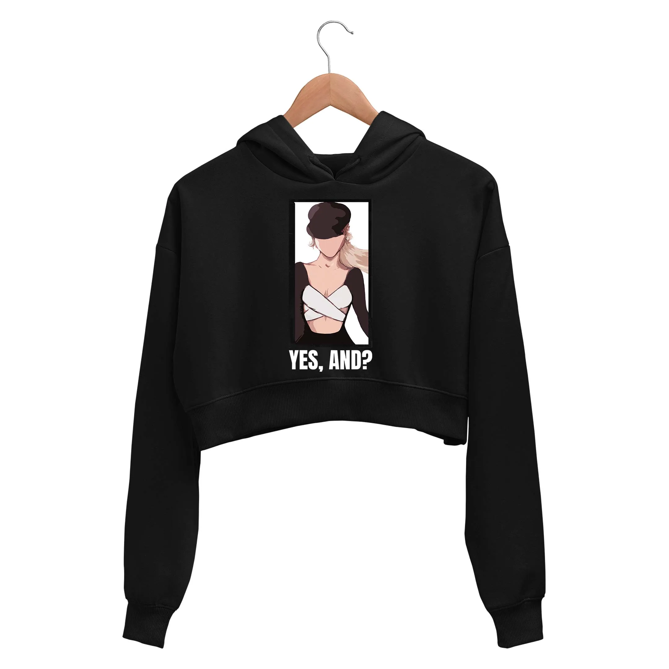 Ariana Grande Crop Hoodie - Yes, And?