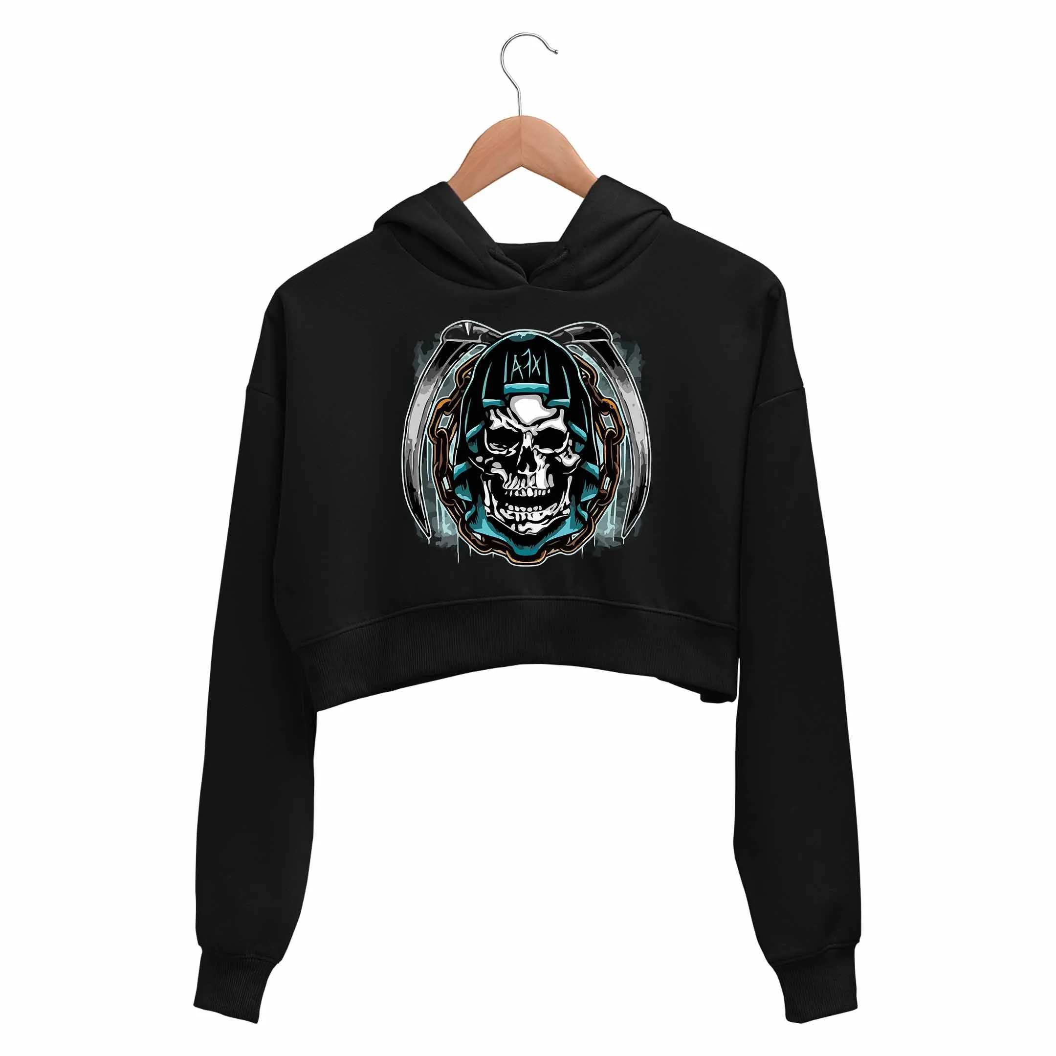 Avenged Sevenfold Crop Hoodie - Grim Resonance