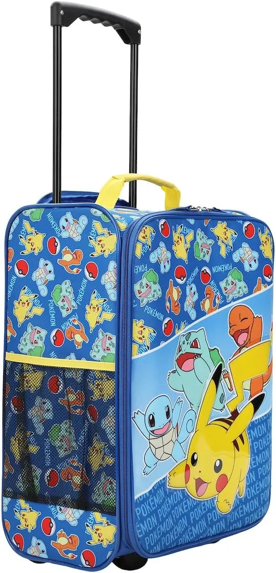 Bioworld Pokmon 18-Inch Youth Travel Pilot Case Carry-on Luggage