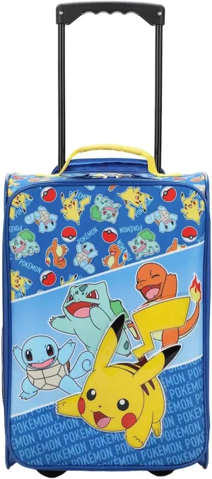 Bioworld Pokmon 18-Inch Youth Travel Pilot Case Carry-on Luggage