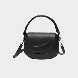 Briella | Luxe Statement Minimalist Saddle Bag