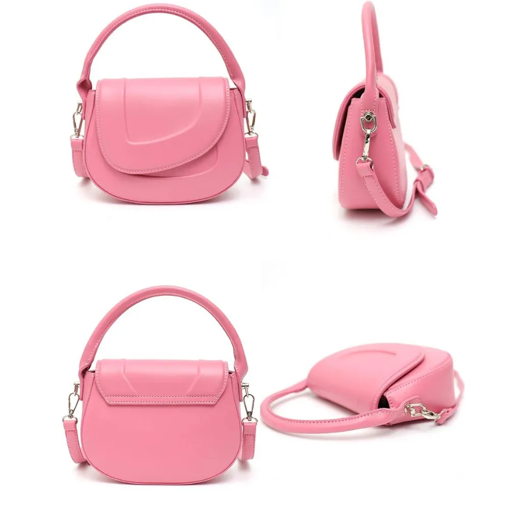 Briella | Luxe Statement Minimalist Saddle Bag