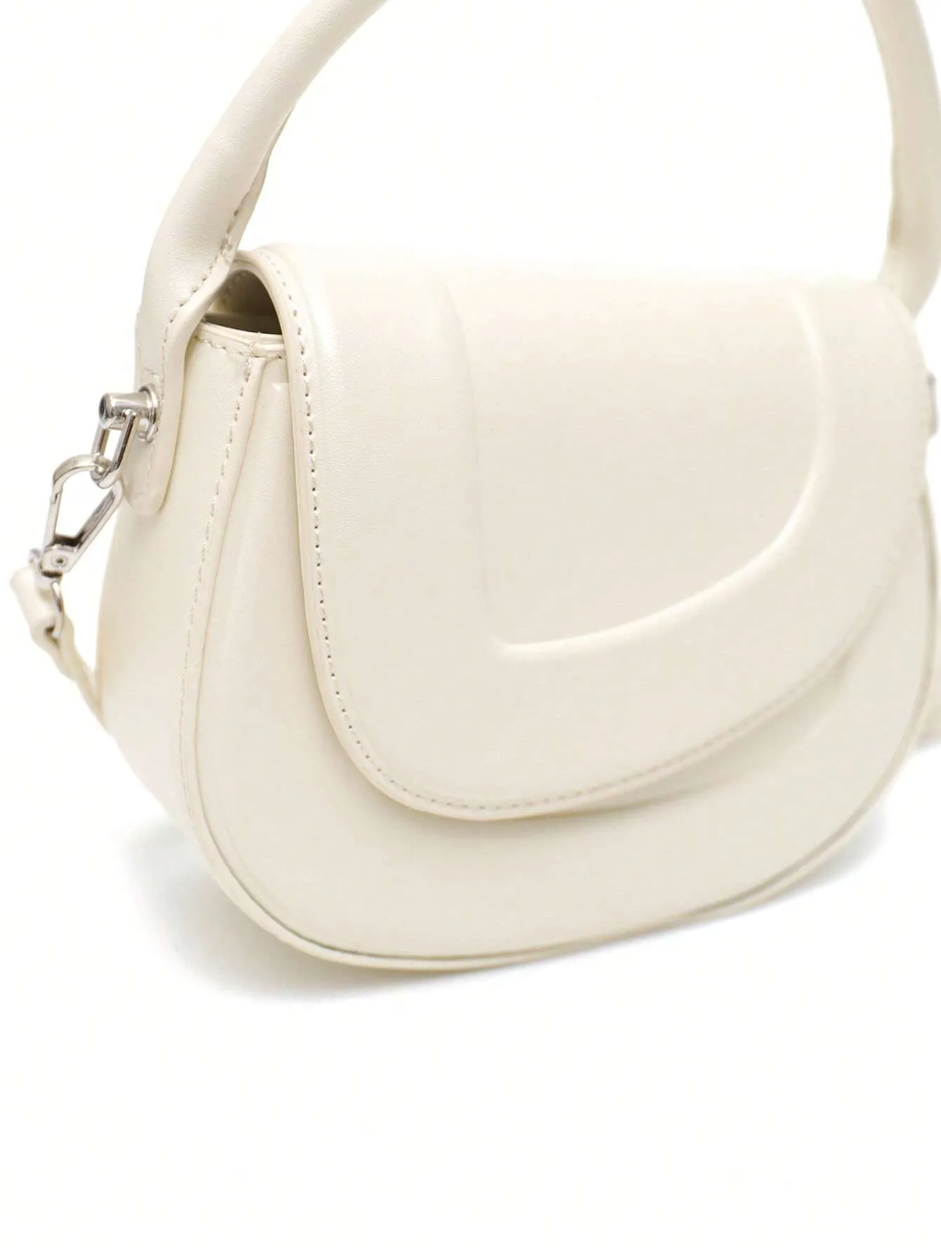 Briella | Luxe Statement Minimalist Saddle Bag