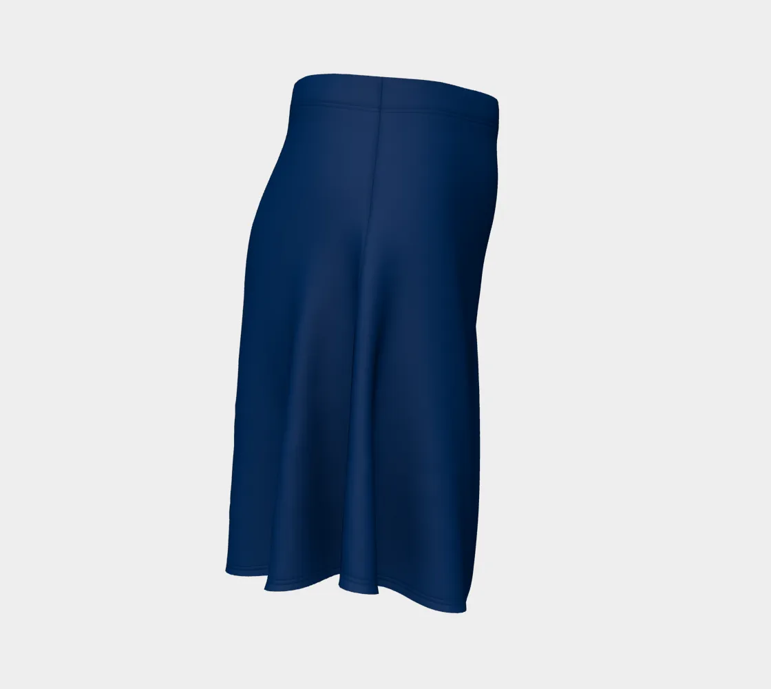 Classic Blue Flare Skirt