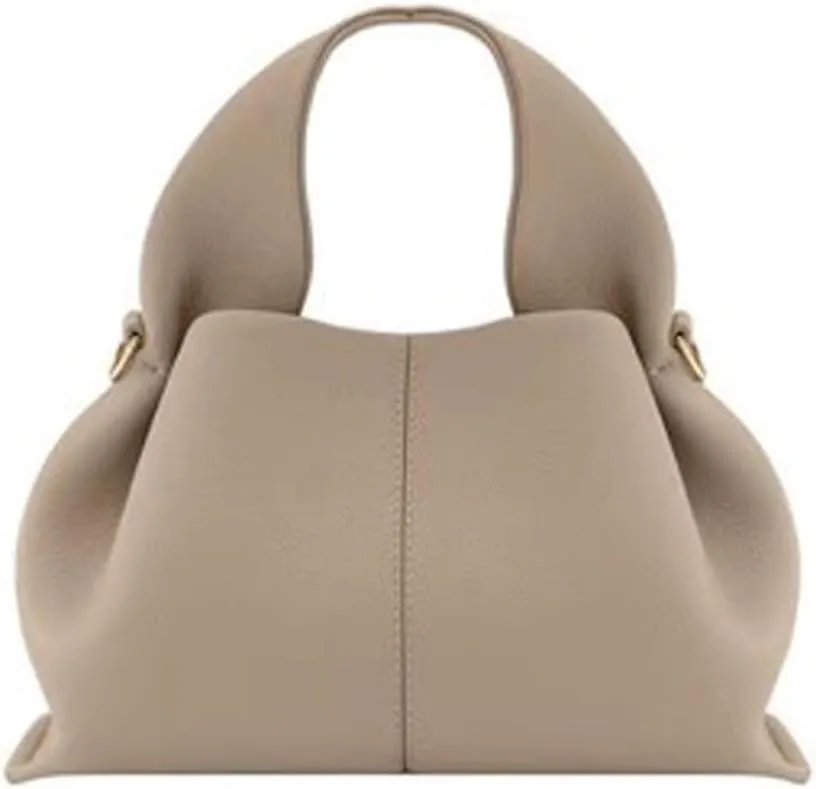 Cloud Silhouette Leather HandbagDesigner Leather Shoulder Bags, Retro Crossbody bag Purse Casual Dumpling Hobo Bag