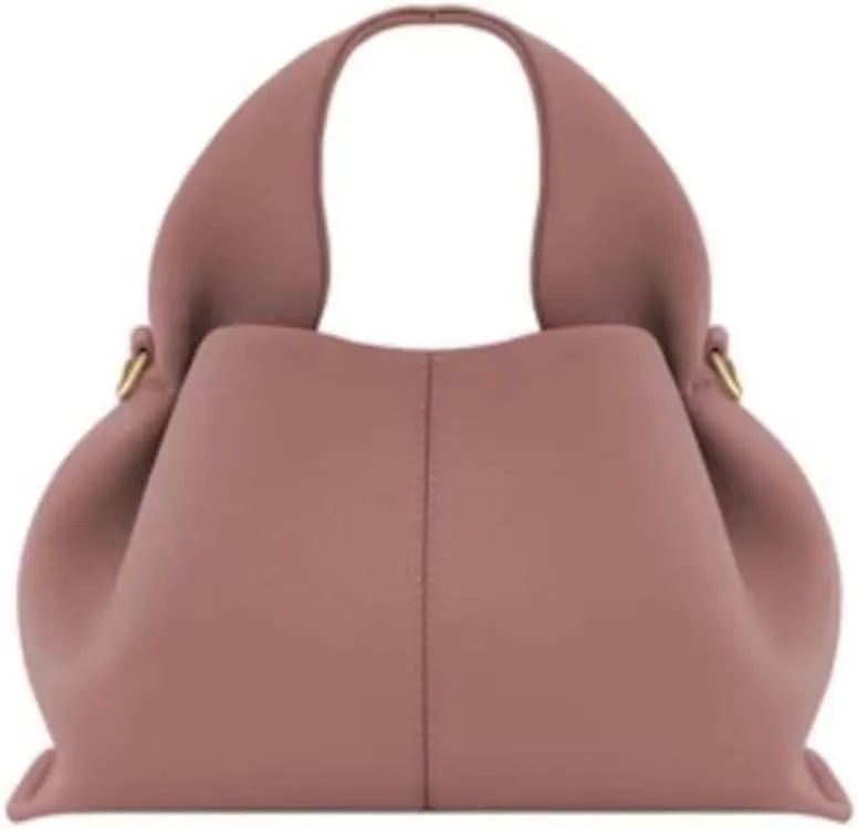 Cloud Silhouette Leather HandbagDesigner Leather Shoulder Bags, Retro Crossbody bag Purse Casual Dumpling Hobo Bag