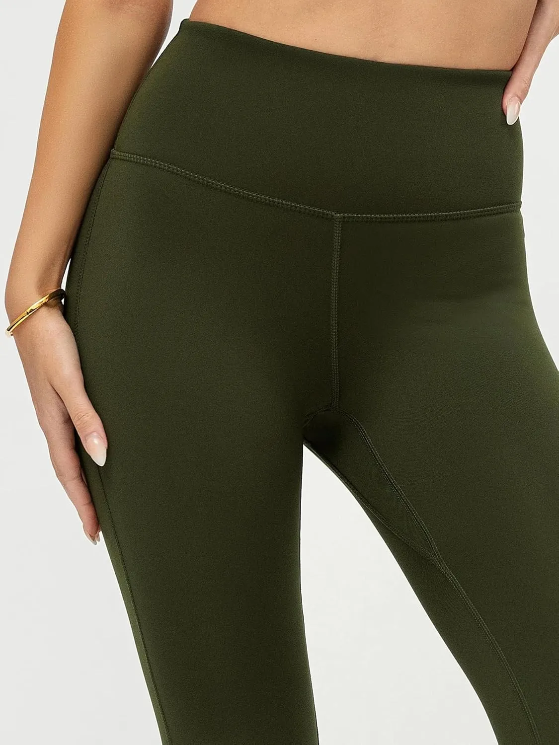 Conceited Leggings for Women - High Rise Active Tummy Control - Soft Sueded Adaptive Compression (Available in Plus Size)