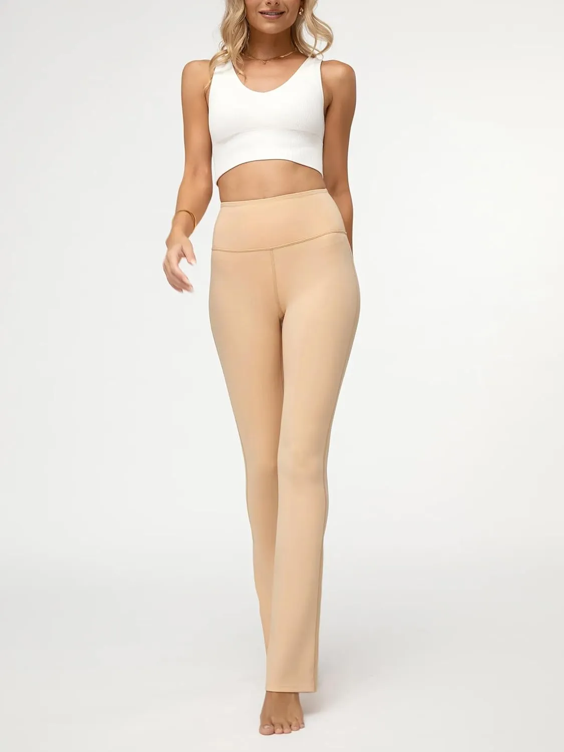 Conceited Leggings for Women - High Rise Active Tummy Control - Soft Sueded Adaptive Compression (Available in Plus Size)