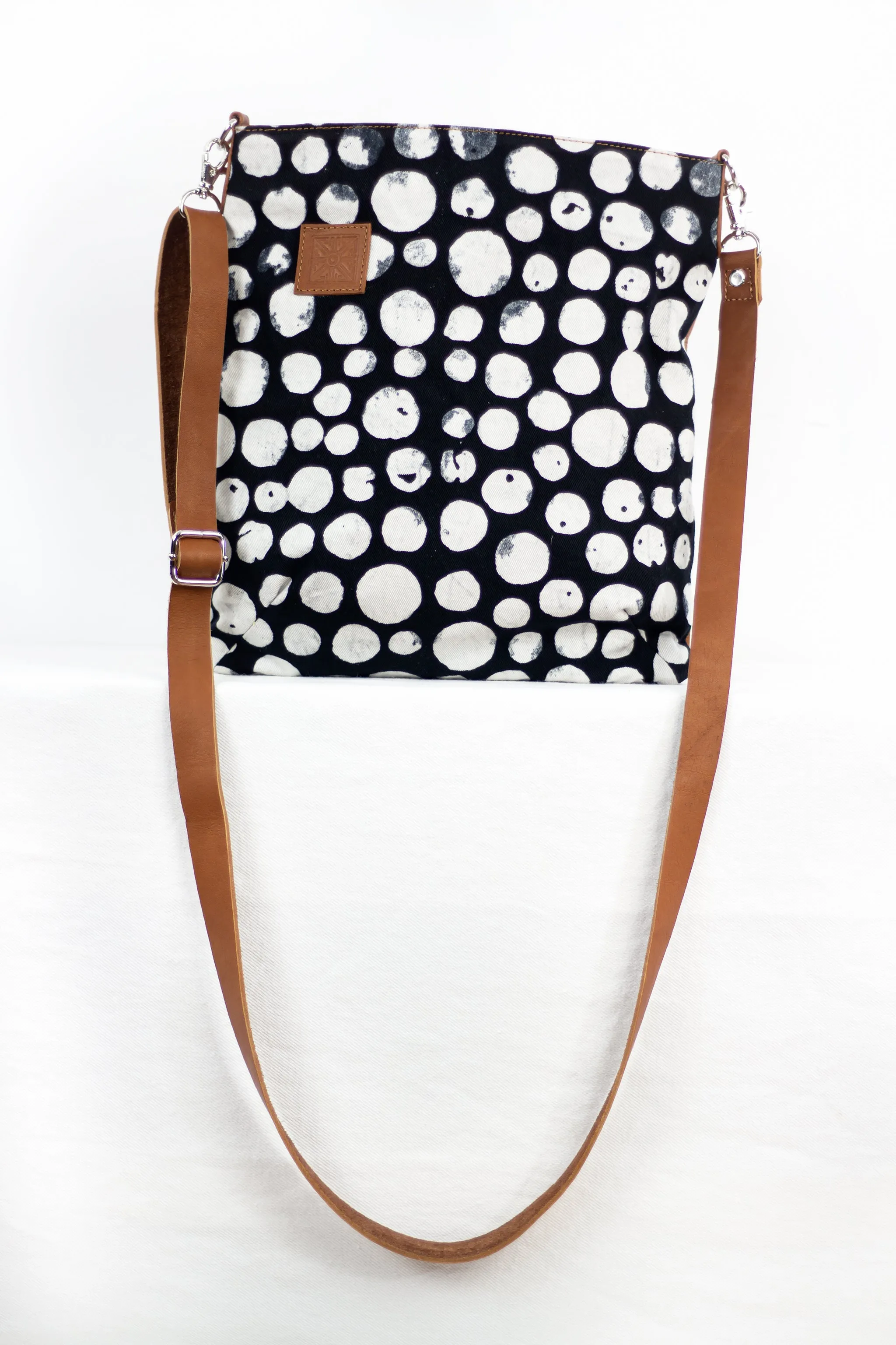 Cross Body Handbag - JBag- Natural Bubbles