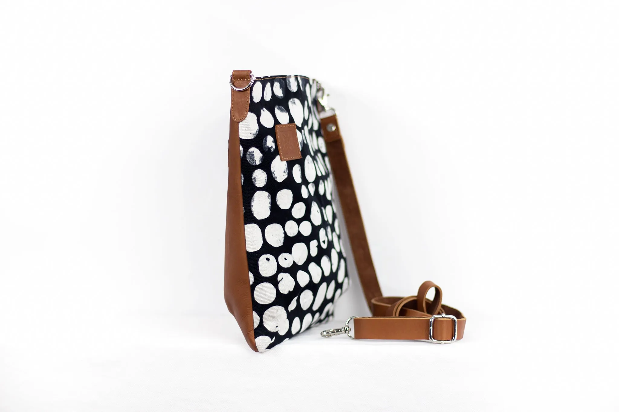 Cross Body Handbag - JBag- Natural Bubbles