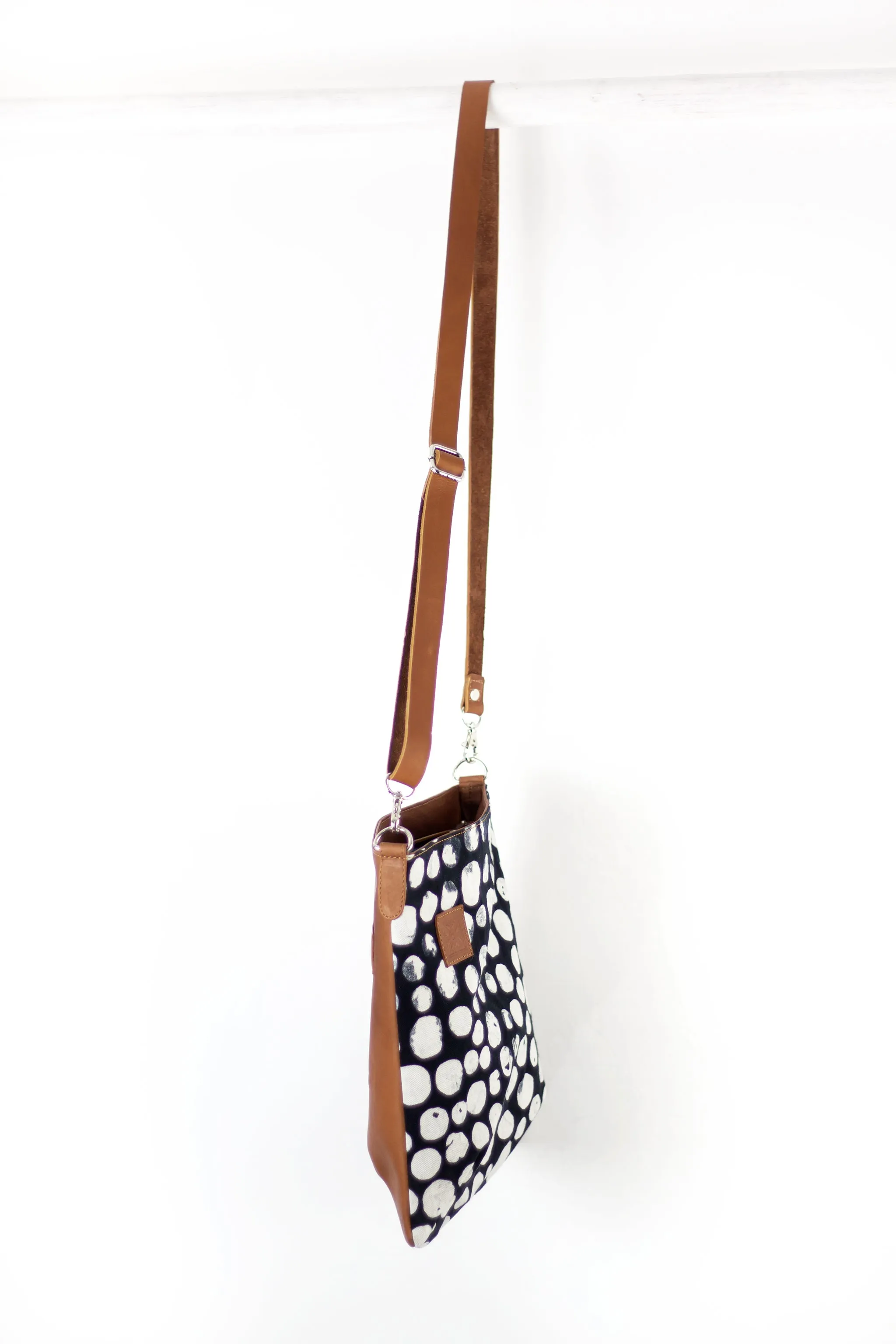 Cross Body Handbag - JBag- Natural Bubbles