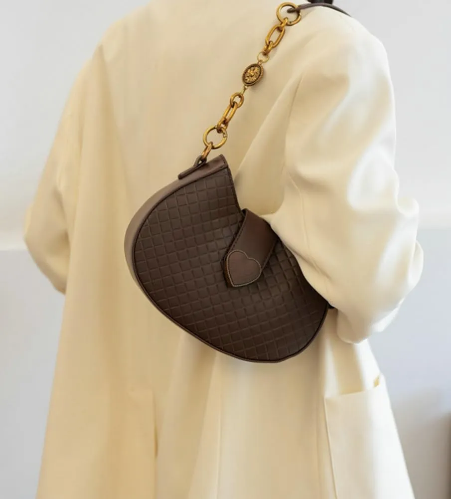 CrossbodyHandbag PU Leather Shoulder Bags Satchel Purse Work Tote Bag for Women 2024