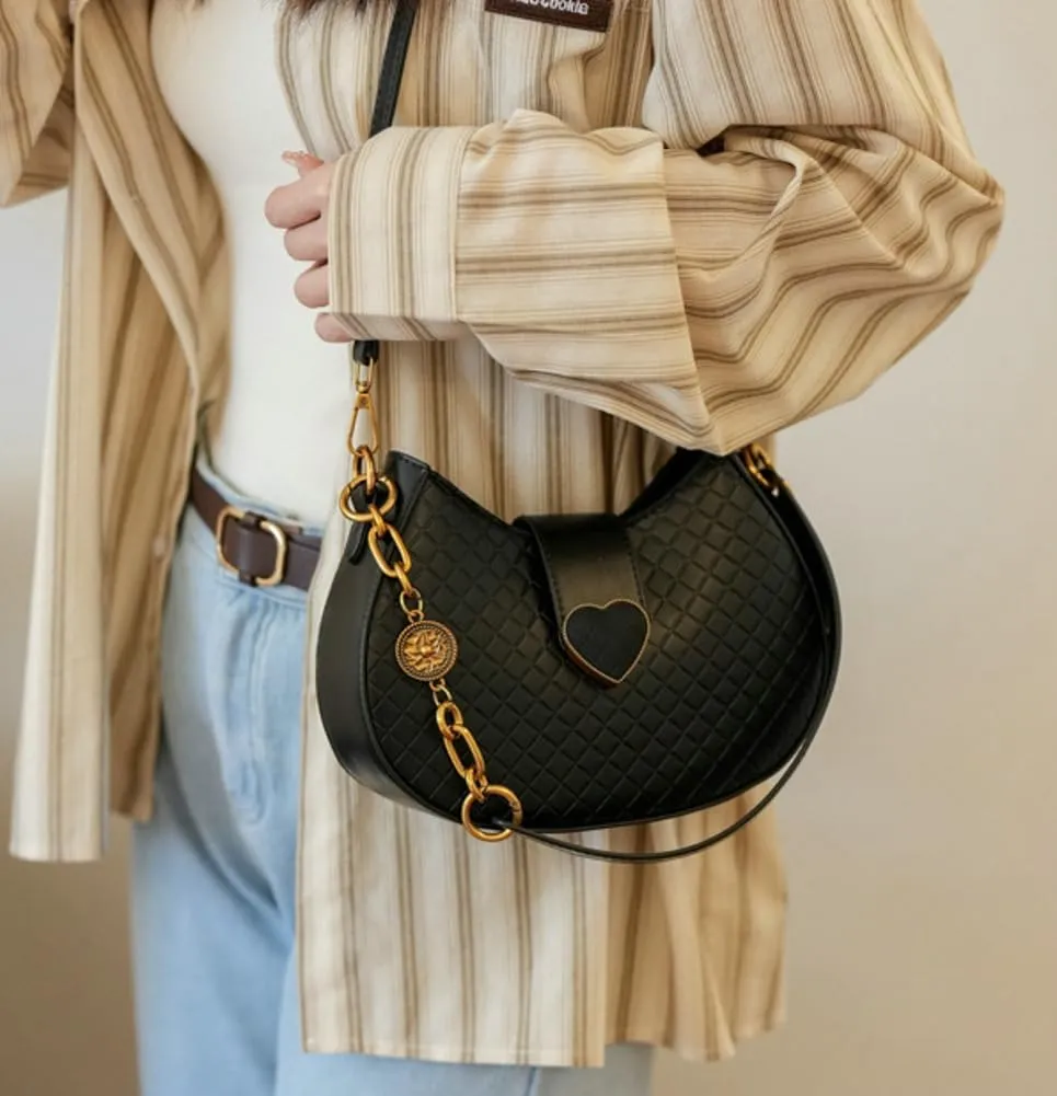 CrossbodyHandbag PU Leather Shoulder Bags Satchel Purse Work Tote Bag for Women 2024