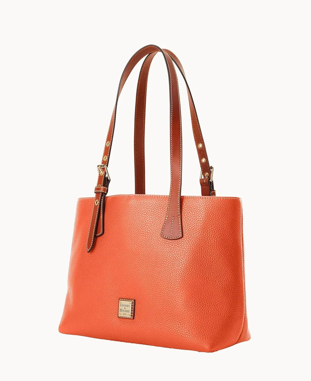 Dooney & Bourke Handbags for Women, Pebble Grain Leather Hanna Small Tote Bag with Zipper Compartment