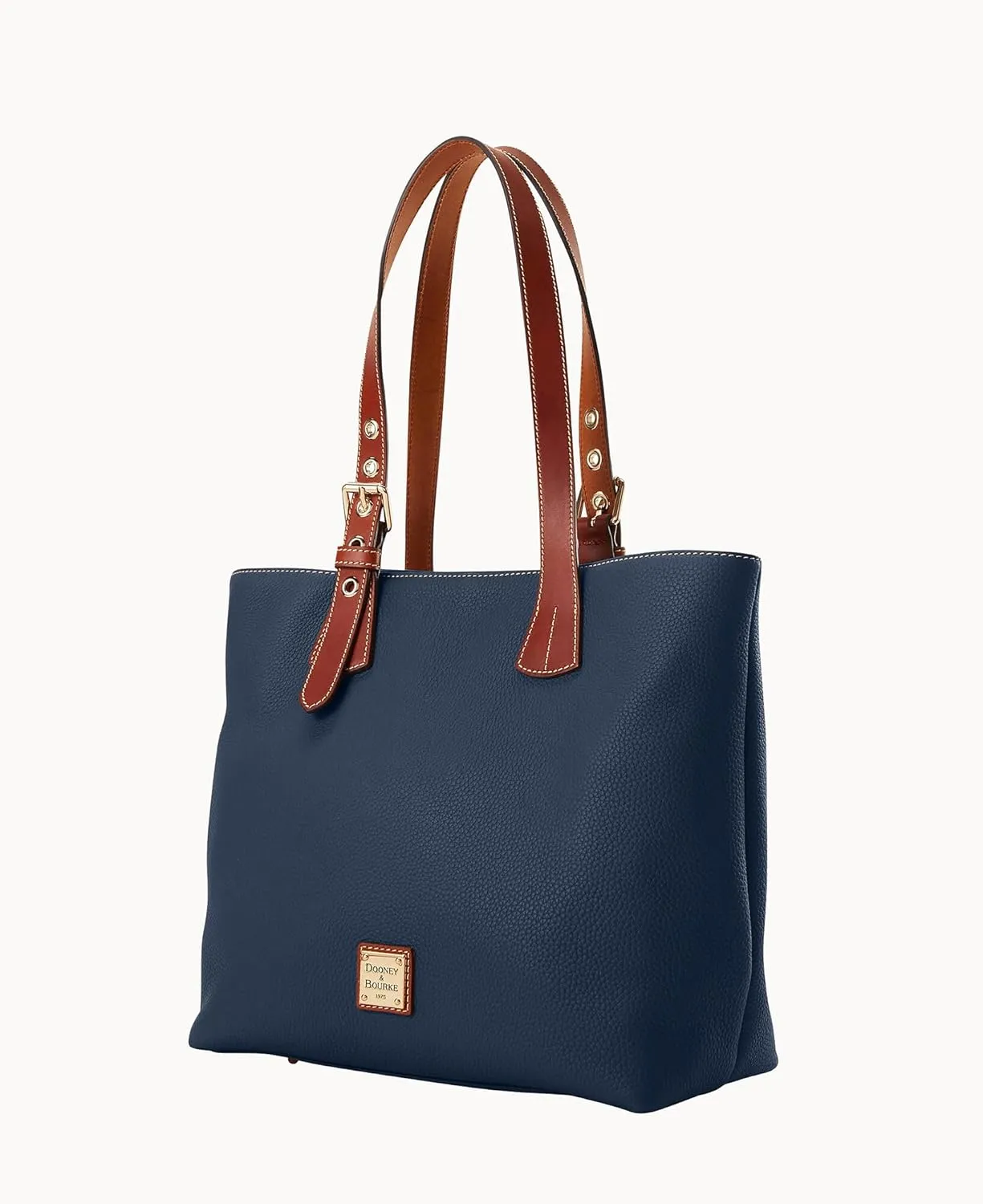 Dooney & Bourke Tote Bags for Women, Pebble Grain Leather Emily Tote Bag with Zipper Compartment