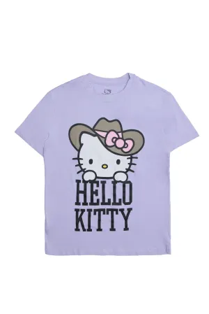 Hello Kitty Cowgirl Graphic Relaxed Tee