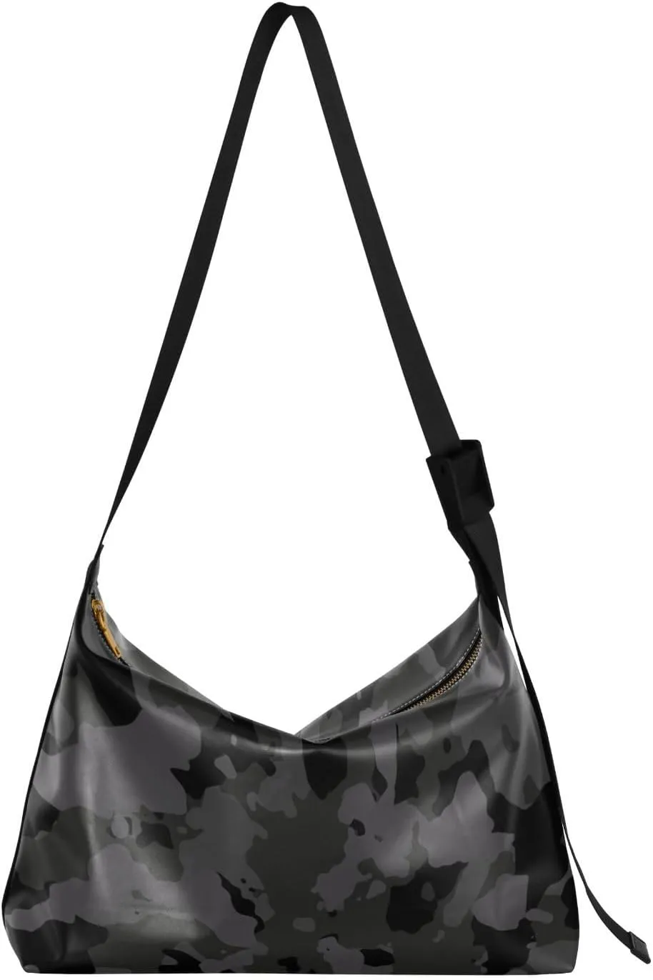 Kigai Black Camouflage Crossbody Bag Hobo Handbag Purse Fashion PU Leather Shoulder Bags for Women