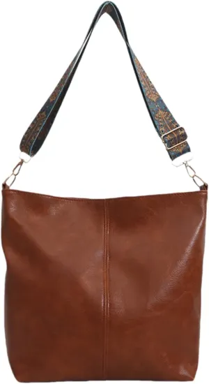 Large Capacity Bucket Bag-Work Tote Bag with Broad Shoulder Strap and Smooth Zipper,Perfect for Work Shopping