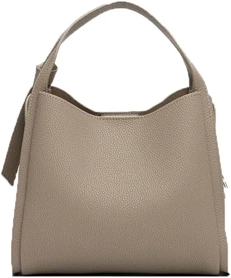 Leather Bucket Bag, Large Tote Handbag, Crossbody Shoulder Bag, Fall/Winter 2024