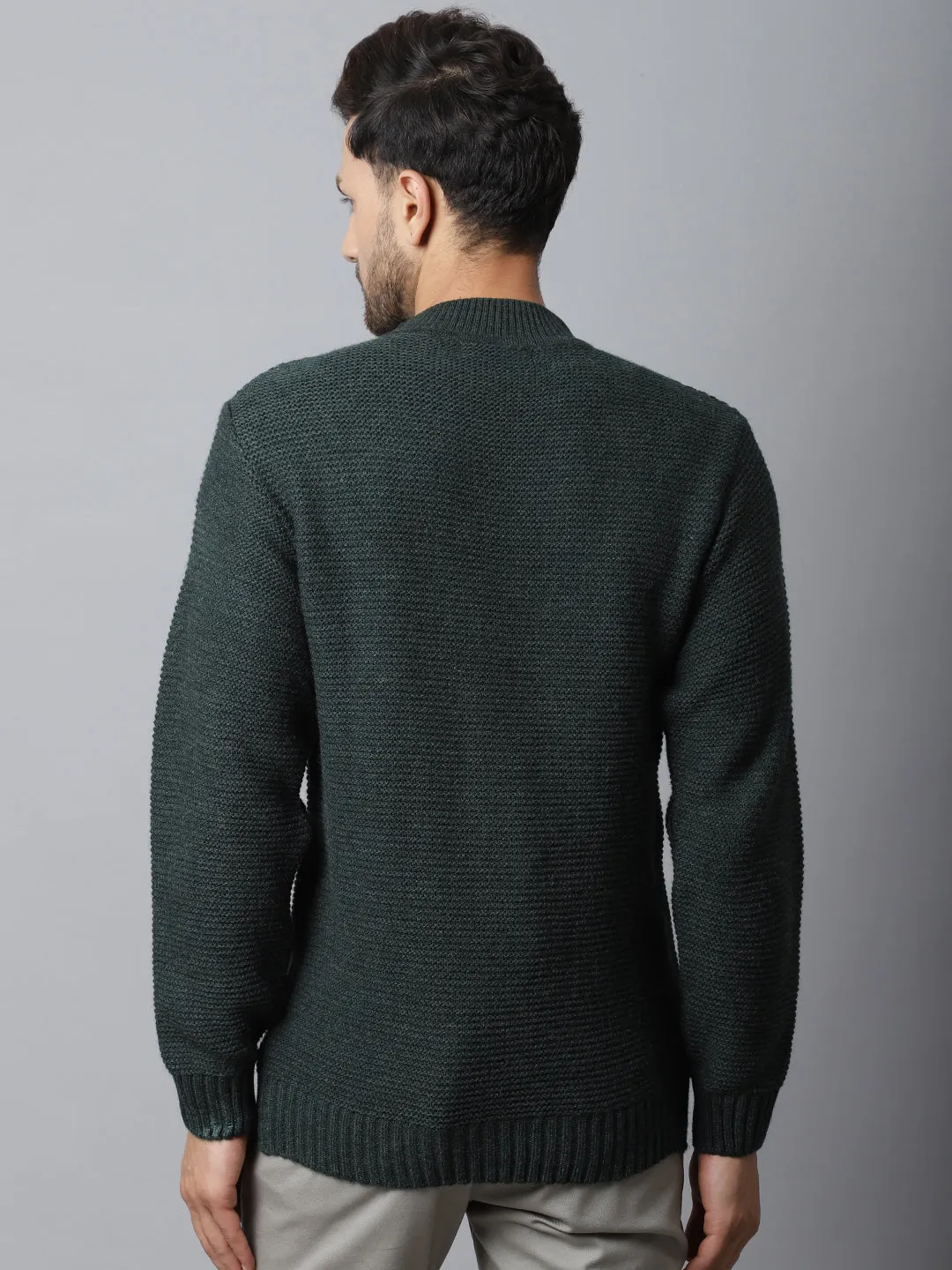 Mens Green Sweater