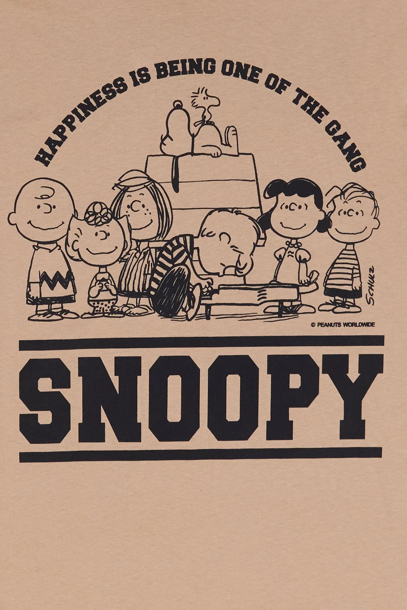 Peanuts Snoopy 1950 Graphic Relaxed Tee