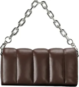 PU Leather Quilted Shoulder Bags for Ladies: Y2k Hobo Handbags Featuring Chain Straps and Stylish Clutch Purses