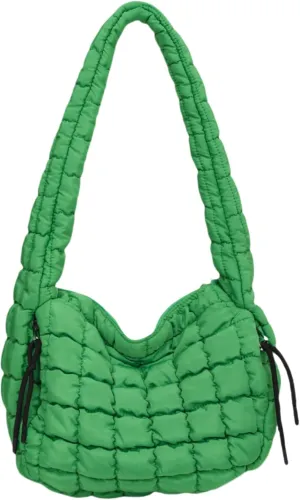 Puffer Quilted Shoulder Bags Purse Cloud Puffy Crescent Tote Bag Designer Nylon Hobos Padded Crossbody Bag for Women