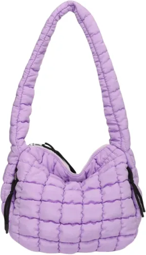 Puffer Quilted Shoulder Bags Purse Cloud Puffy Crescent Tote Bag Designer Nylon Hobos Padded Crossbody Bag for Women