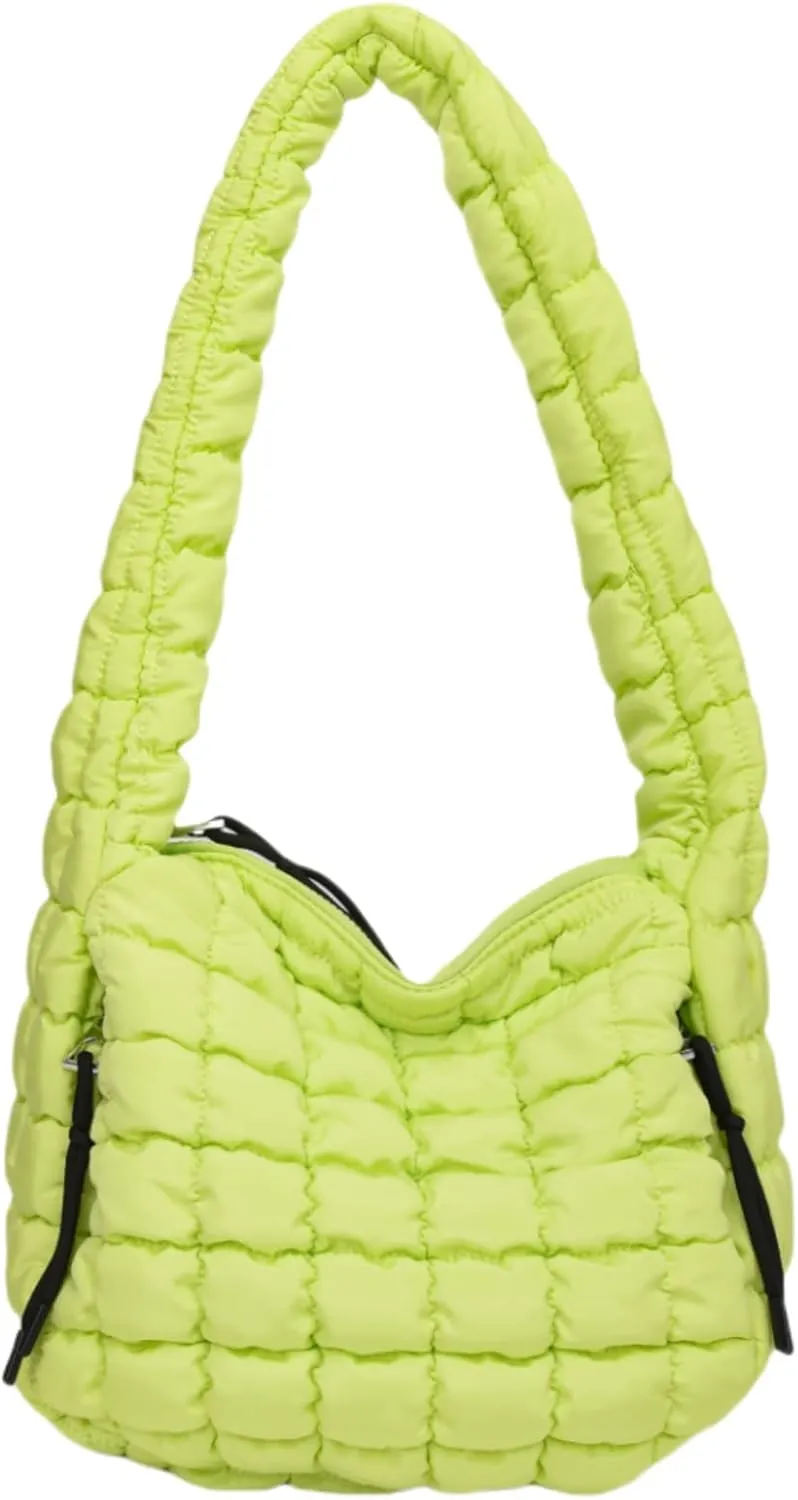Puffer Quilted Shoulder Bags Purse Cloud Puffy Crescent Tote Bag Designer Nylon Hobos Padded Crossbody Bag for Women