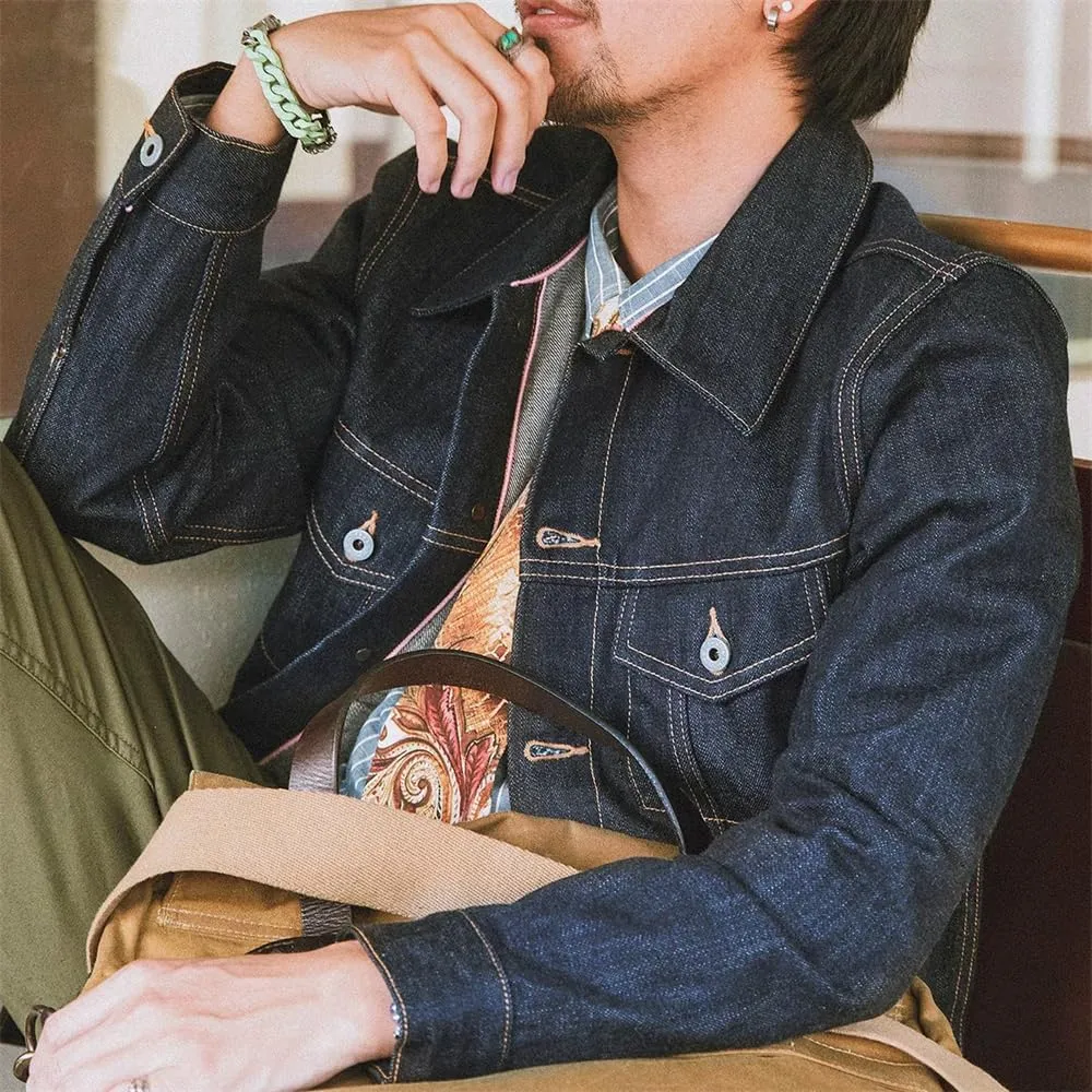 Red Tornado 16oz Selvedge Denim Trucker Jacket