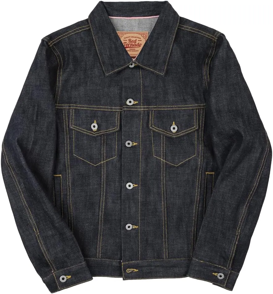 Red Tornado 16oz Selvedge Denim Trucker Jacket