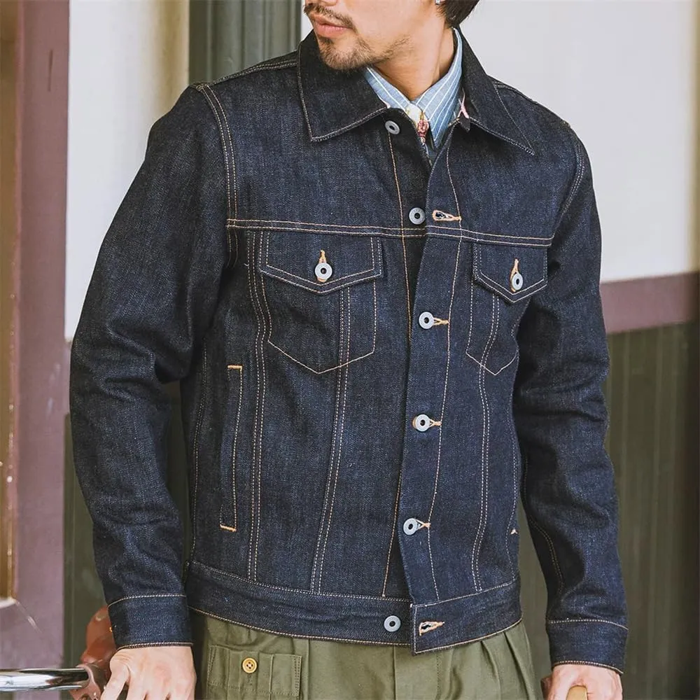Red Tornado 16oz Selvedge Denim Trucker Jacket