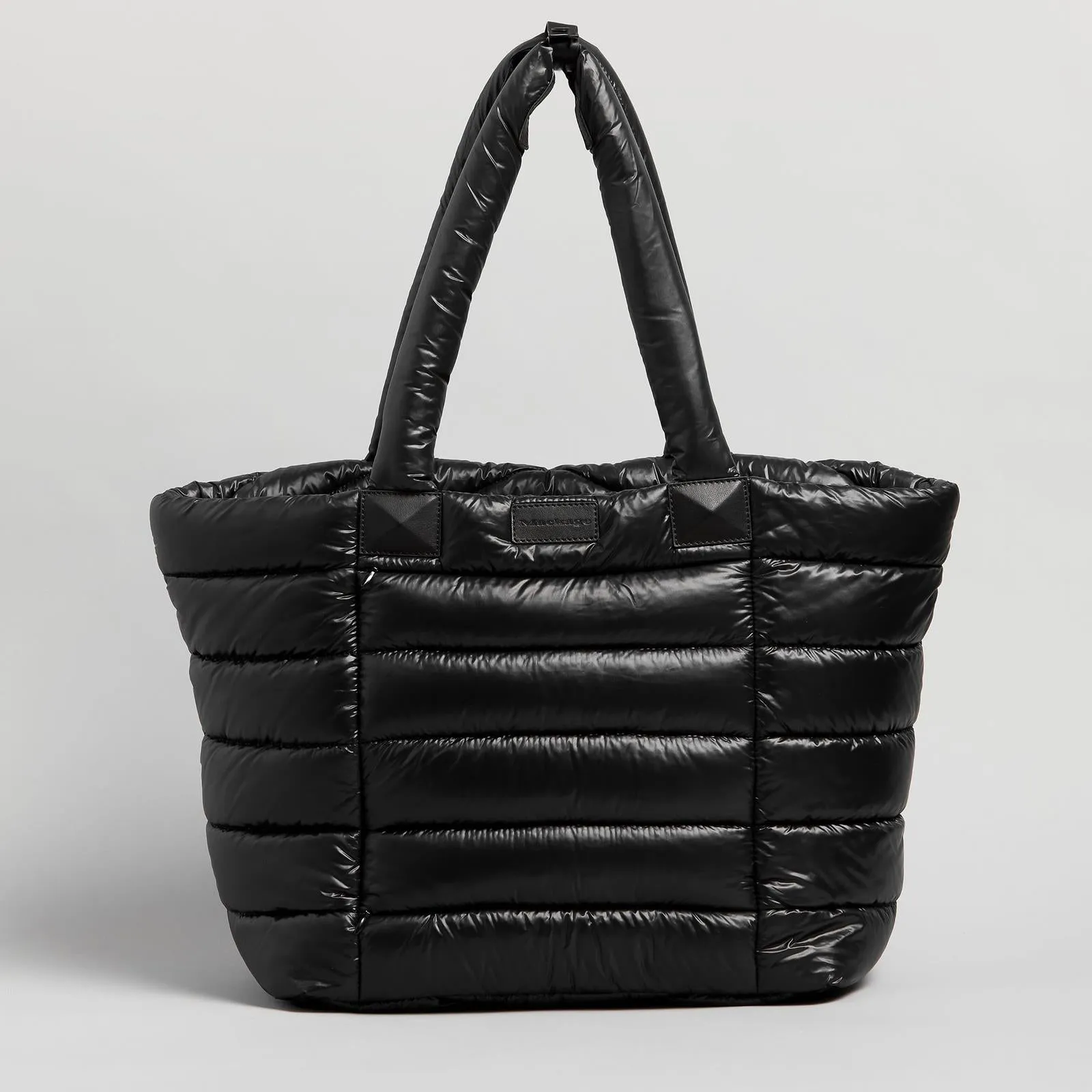 Rox Quilted Nylon Tote (Black)