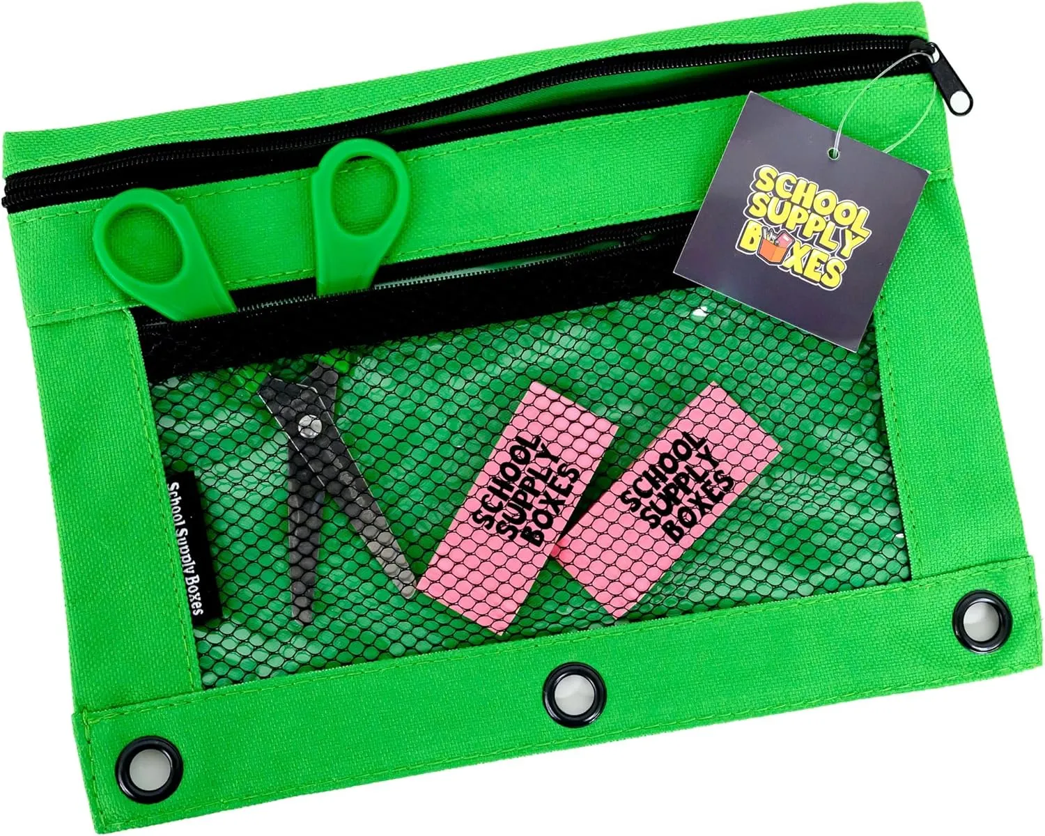 School Supply Boxes | 17" Clear Backpack Bundle for High School | Back to School Bookbag with Supplies | Contains Pencil Pouch, Notebooks, Filler Paper, Folders, Mechanical Pencils, and More