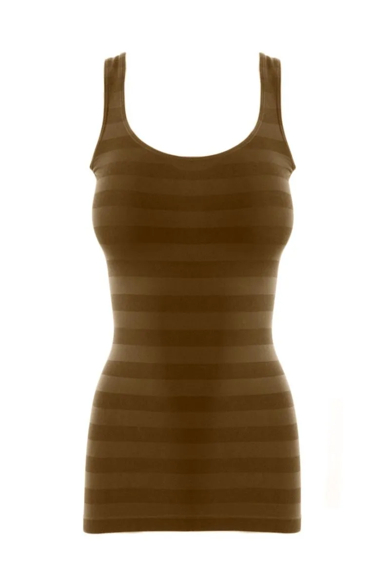 Seamless Striped Tank Top