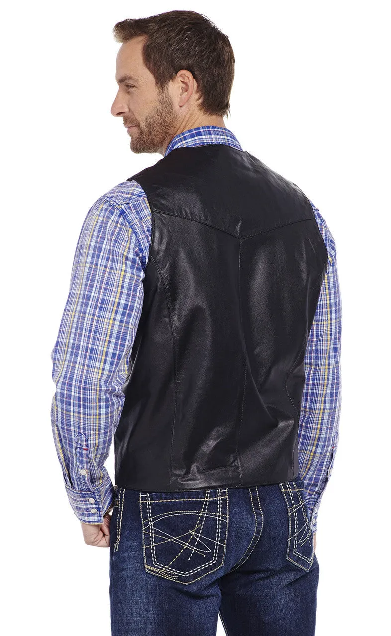 SIDRAN MENS BUTTON FRONT LAMB VEST STYLE ML3059-41