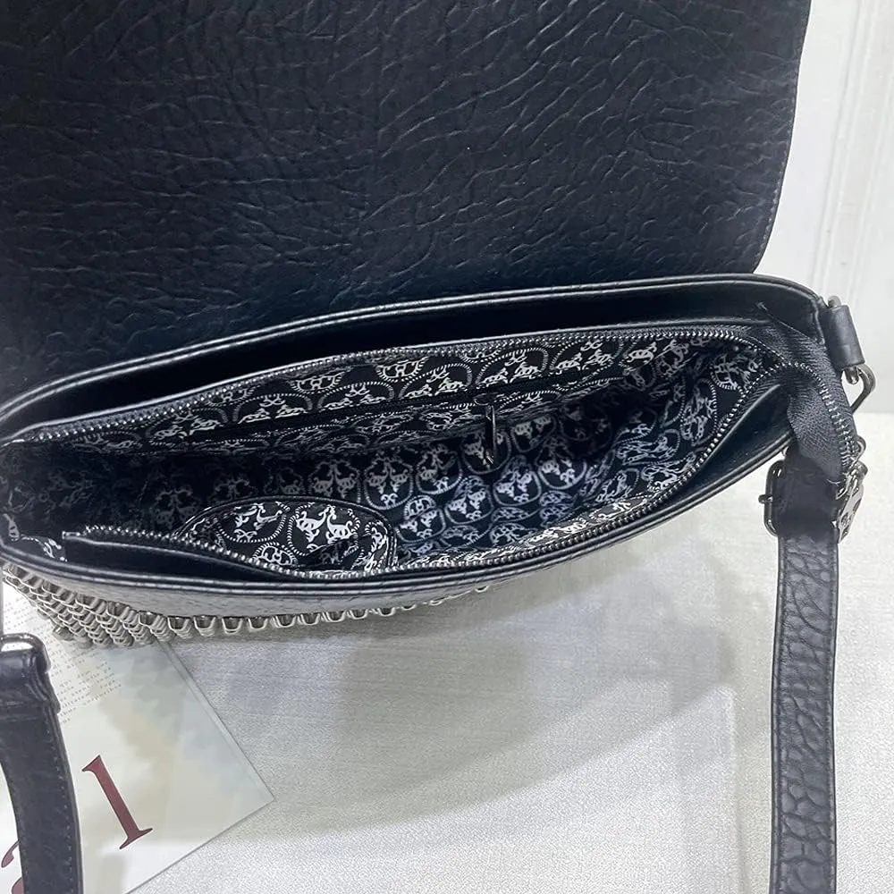 Skull Tote Bags Women Handbags Rivet Purse Shoulder Bag Faux Leather Totes Punk Hip Hop Satchel Style Handbags