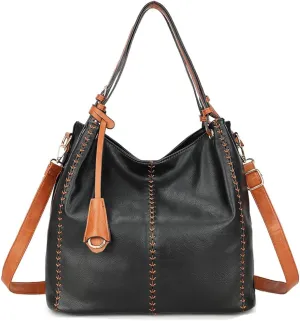 Stylish Tote Bag Handbags Womens Shoulder Bag Leather Totes Vintage Hobo Bags Large Satchel Ladies Crossbody Bag