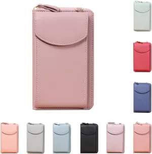 The Original Clutch Wallet, Crossbody Leather Shoulder Bags and Clutches, Women's Crossbody Handbags Cellphone Pouch