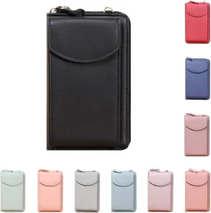 The Original Clutch Wallet, Crossbody Leather Shoulder Bags and Clutches, Women's Crossbody Handbags Cellphone Pouch