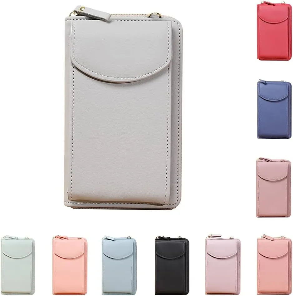 The Original Clutch Wallet, Crossbody Leather Shoulder Bags and Clutches, Women's Crossbody Handbags Cellphone Pouch