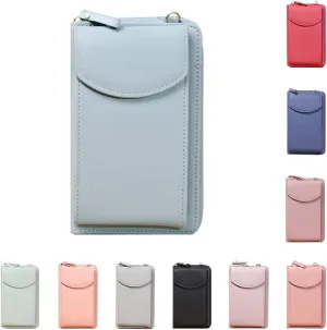 The Original Clutch Wallet, Crossbody Leather Shoulder Bags and Clutches, Women's Crossbody Handbags Cellphone Pouch