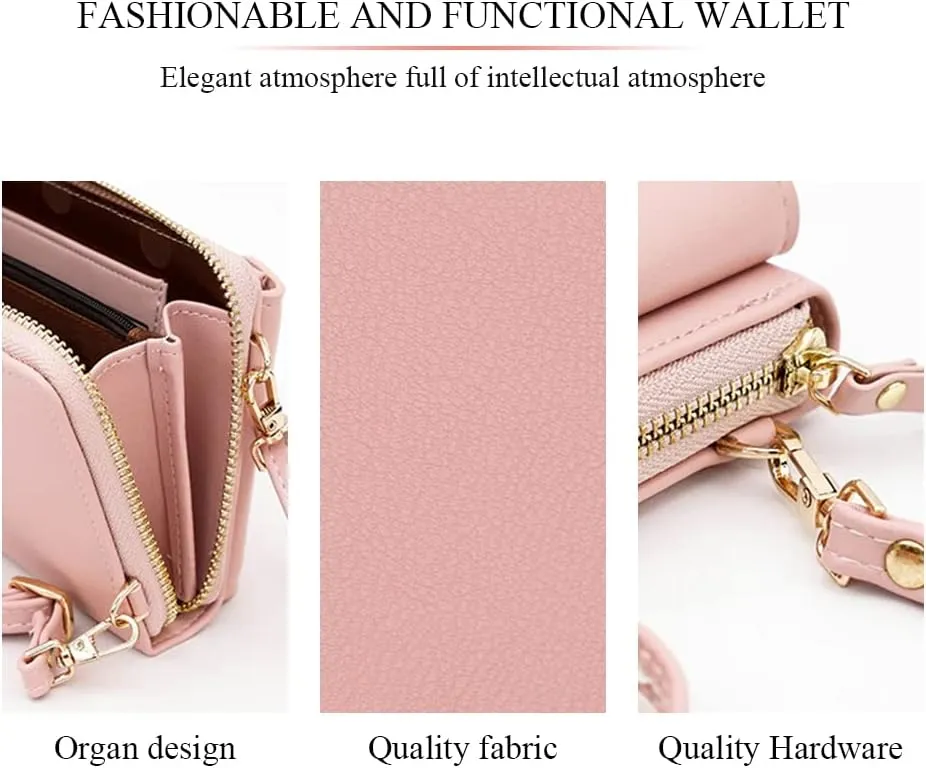 The Original Clutch Wallet, Crossbody Leather Shoulder Bags and Clutches, Women's Crossbody Handbags Cellphone Pouch
