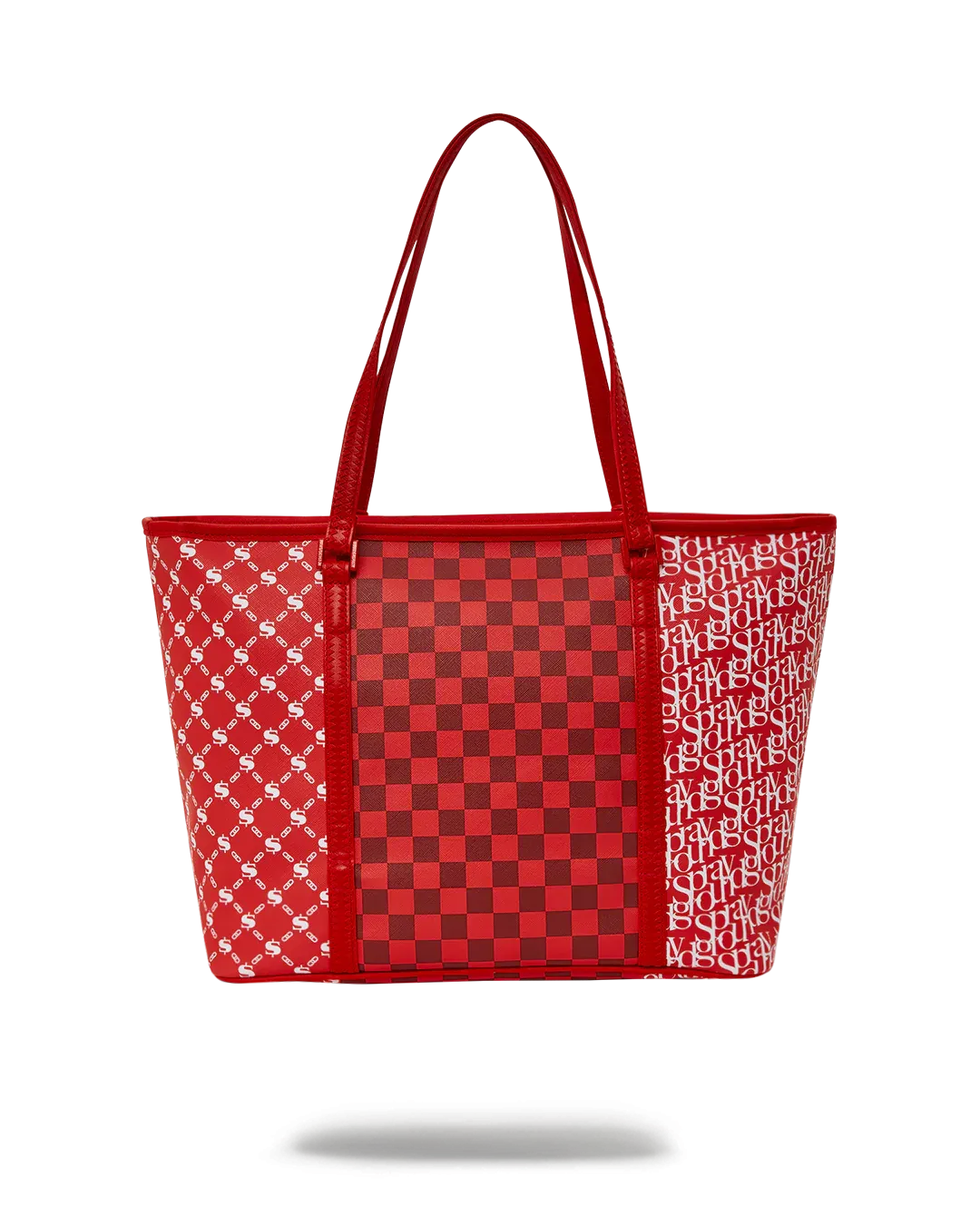 TRI SPLIT RED TOTE