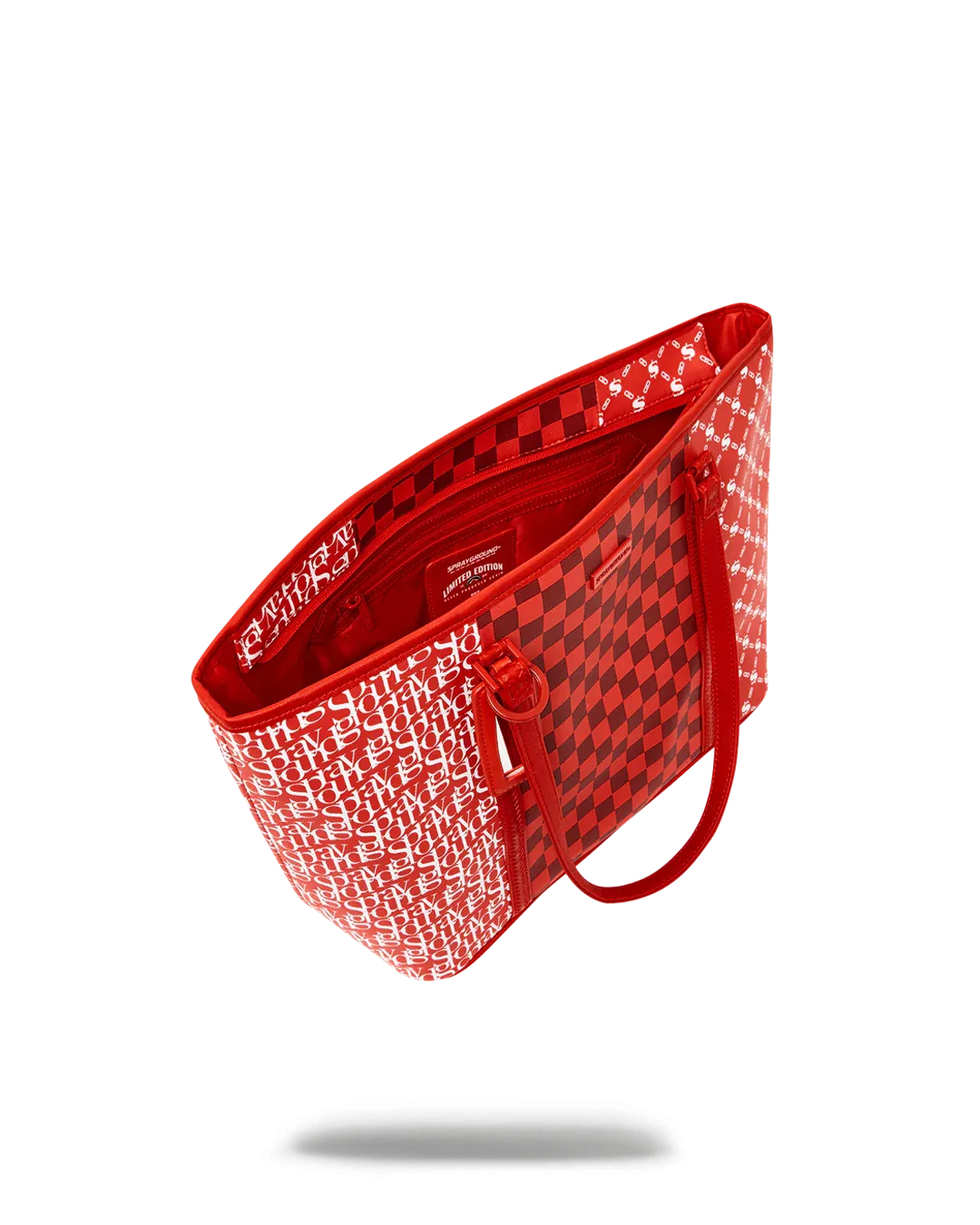 TRI SPLIT RED TOTE