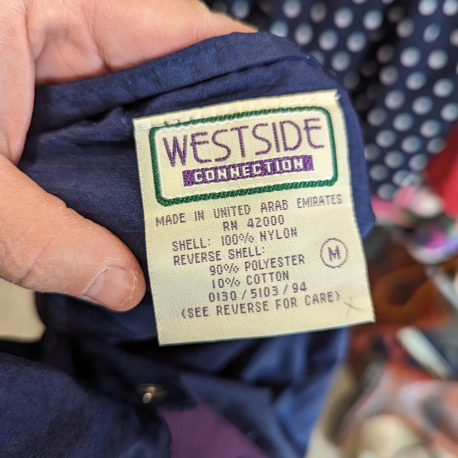 Vintage Reversible Jacket Parka - Medium