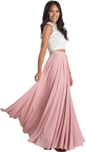 Women's Classic Flowy Maxi Skirt - Perfect for Engagements, Weddings, Any Special Occasions! Beautiful, Soft, and Elegant.